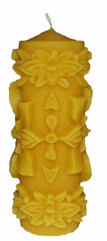 Bienenwachs Blume 6/17cm