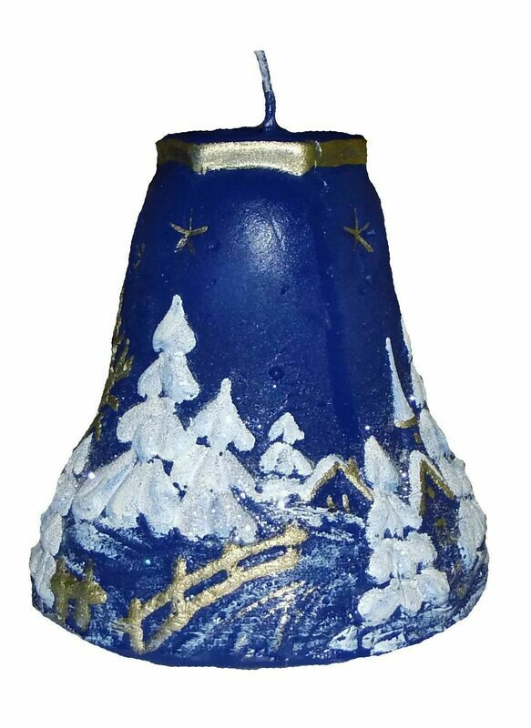 Glocke blau 10cm