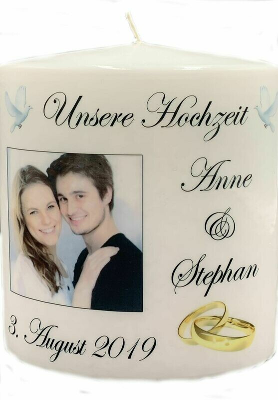 Hochzeit oval 15/13,5cm
