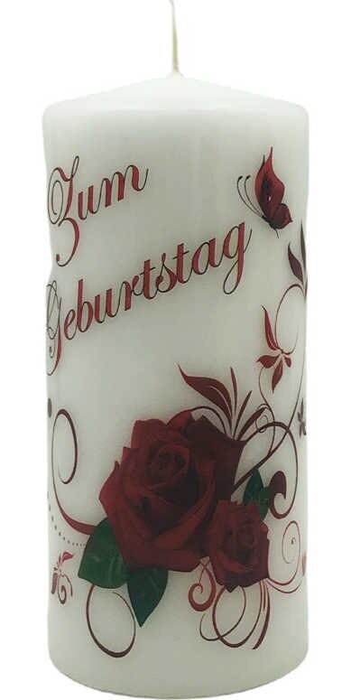 Geburtstag Rose 15/7cm