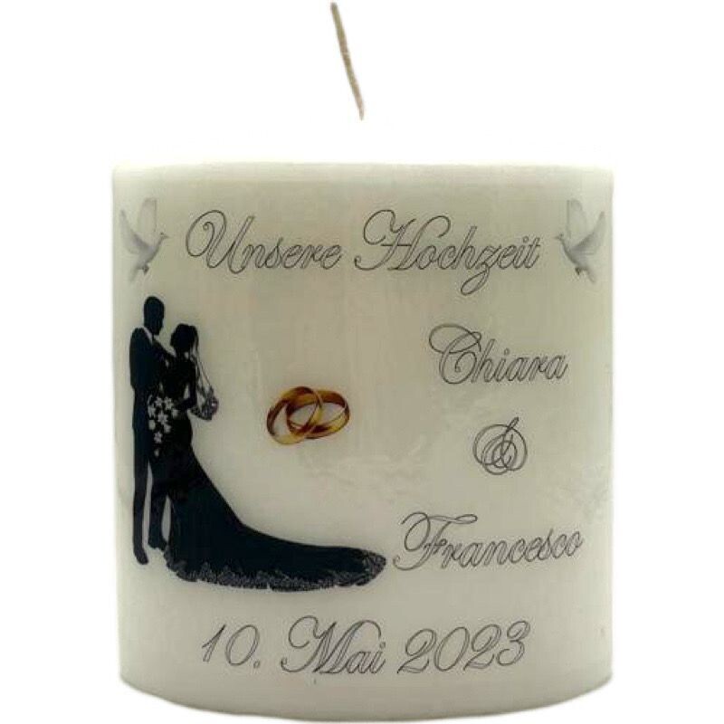 Hochzeit oval 15/13,5cm