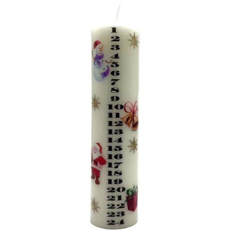 Adventskerze 1-24 4/20cm