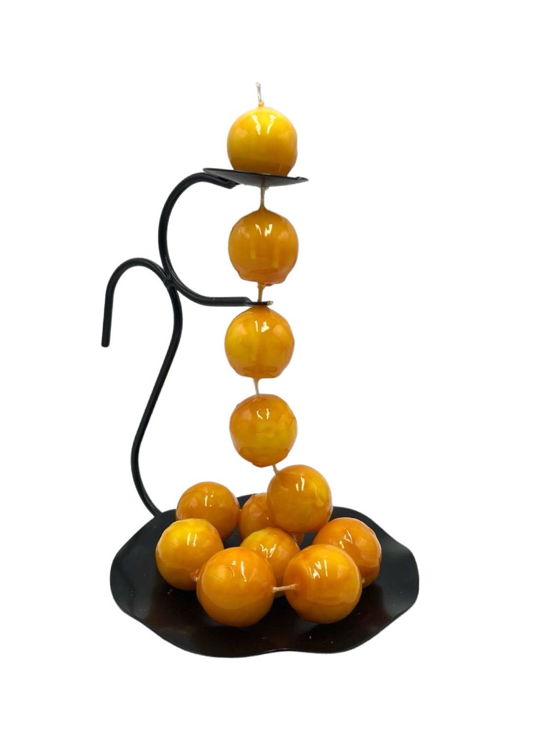 Kugelkette gelb-orange "ohne Halter!"