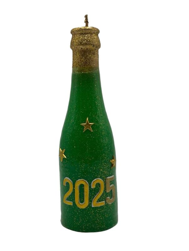 Jahreszahlflasche grün 2026
