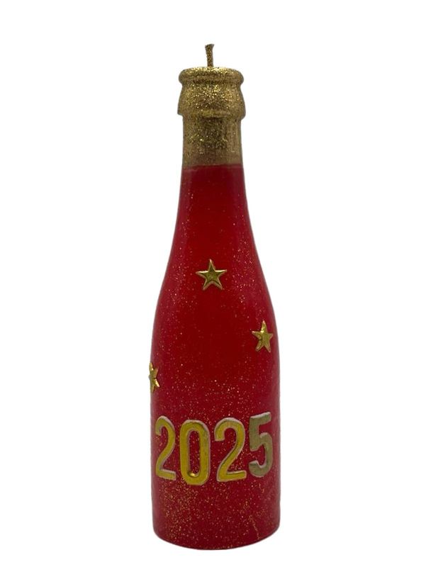 Jahreszahlflasche rot 2026