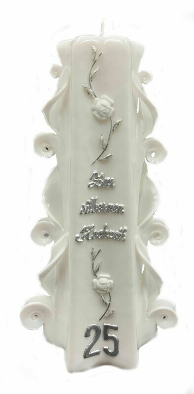 Silber Hochzeit 25cm