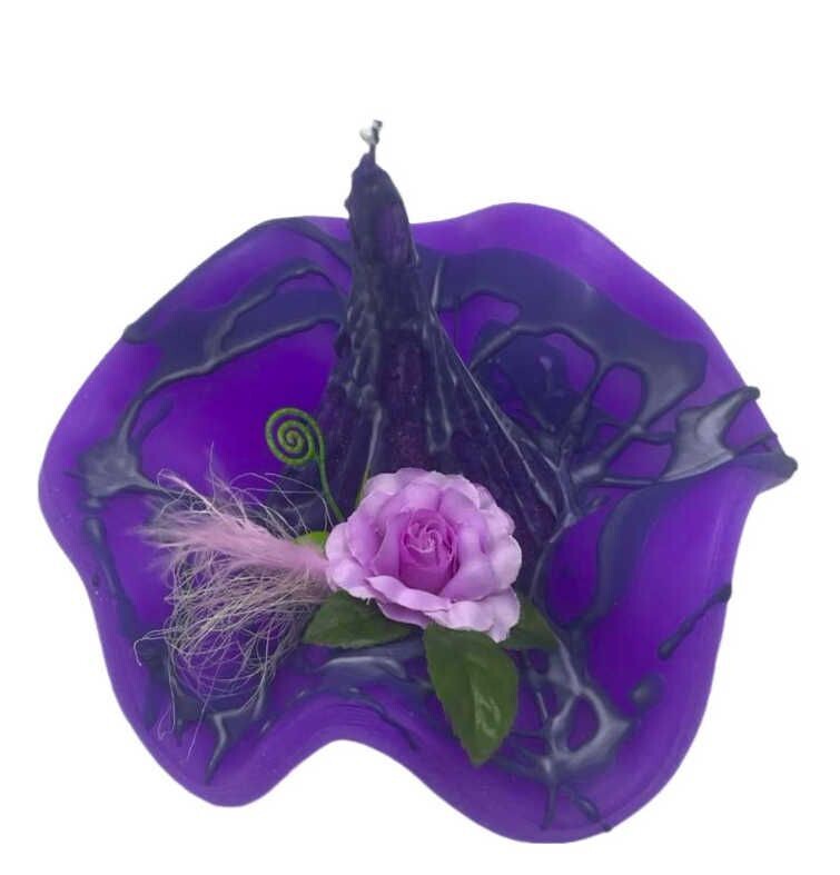 Gesteck lila 18/18cm