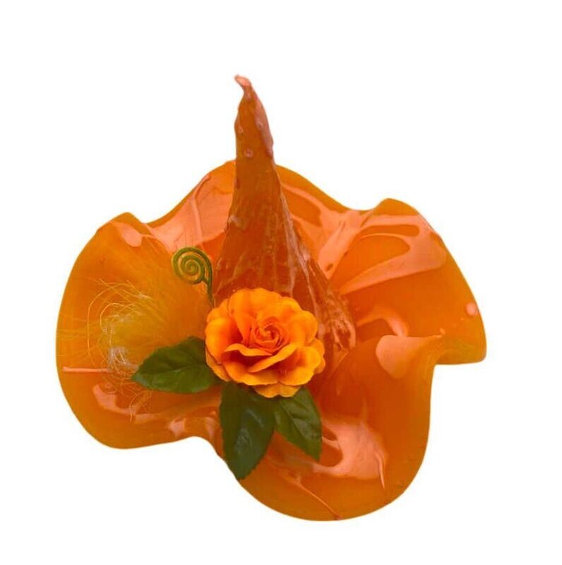 Gesteck orange 18/18cm