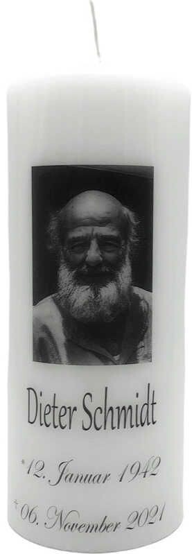 Trauer mit Foto 20/8cm