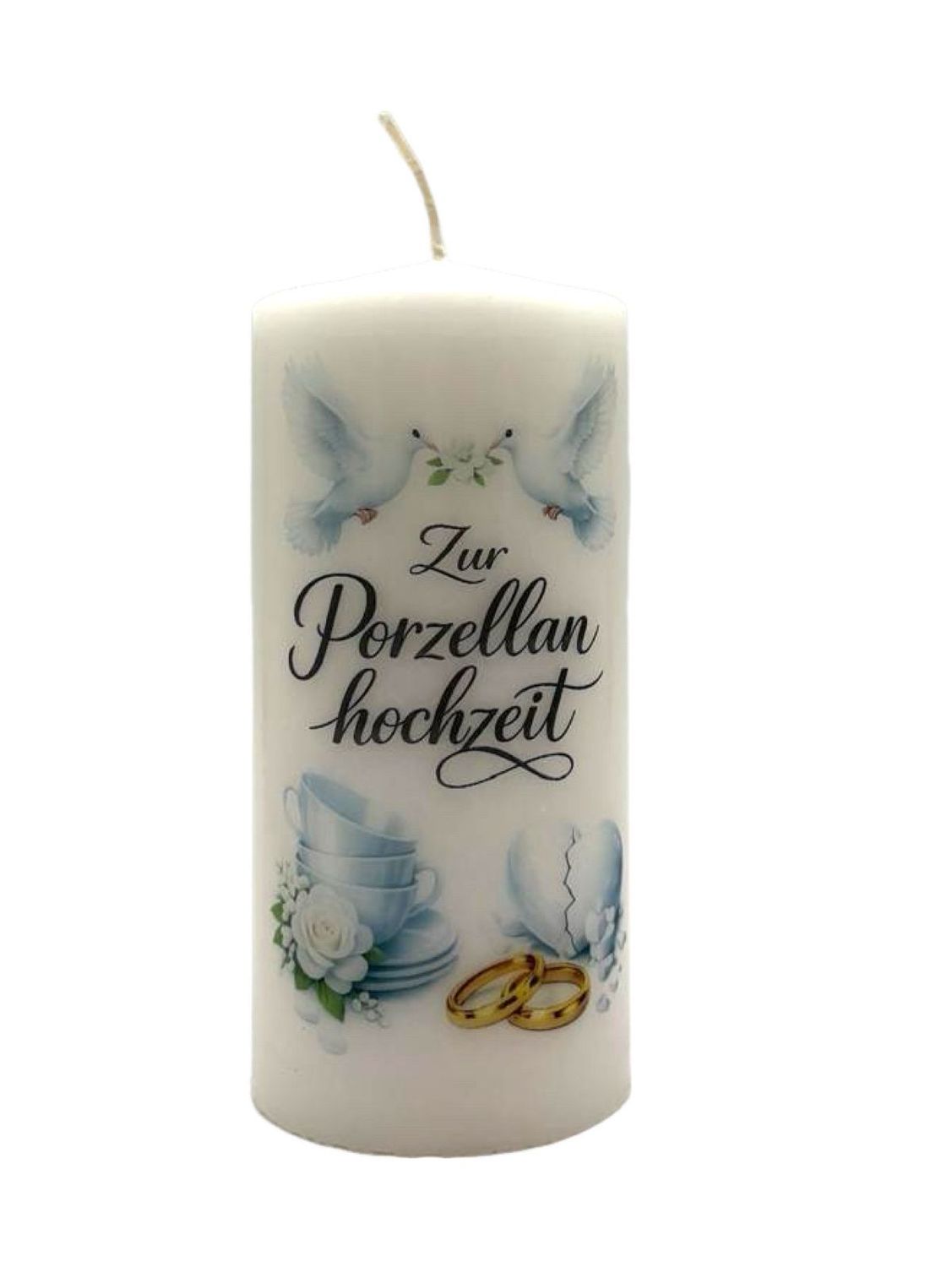 Porzellan Hochzeit 15/7cm