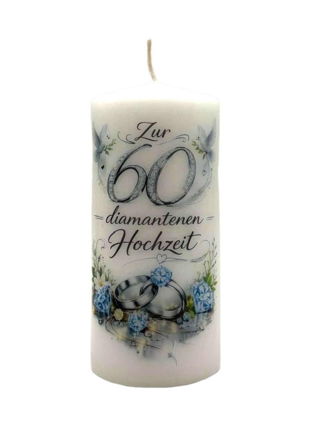 Zur diamantenen Hochzeit 15/7cm