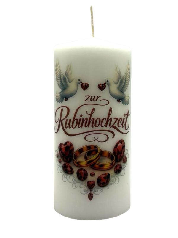 Rubin Hochzeit 15/7cm Rubin Hochzeit 15/7cm