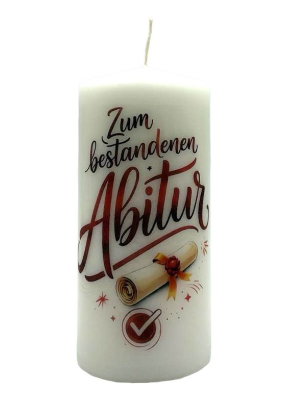 Abitur rot 15/7cm Abitur rot 15/7cm