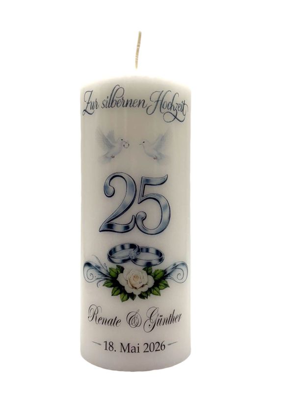 Silber Hochzeit 20/8cm