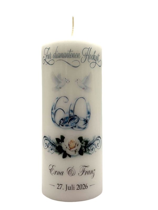 Diamantene Hochzeit 20/8cm