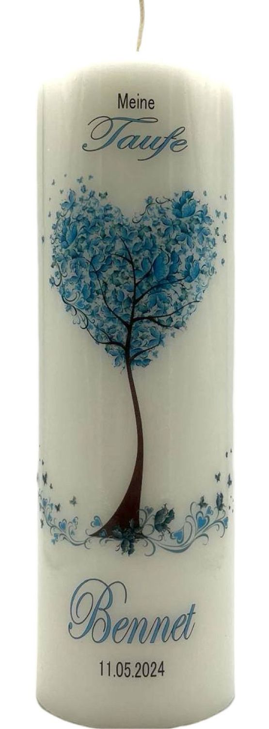 Herzbaum blau 25/8cm