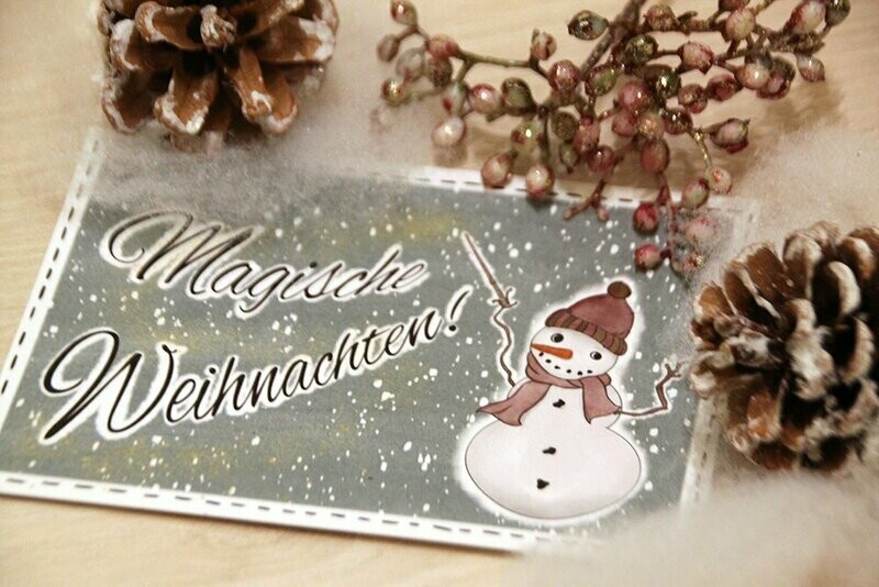 Postkarte - Magische Weihnachten
