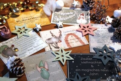 Magische Weihnachtspostkarten