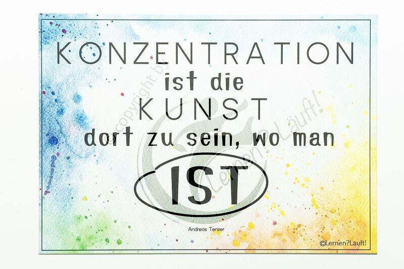Postkarte - Zitat