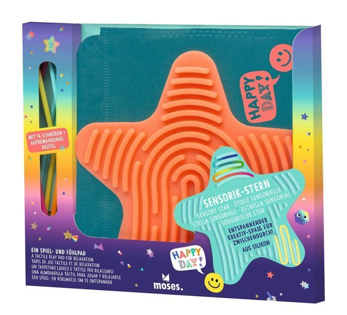 Happy Day Sensorik Stern mit bunten Schnüren Happy Day Sensorik Stern mit bunten Schnüren