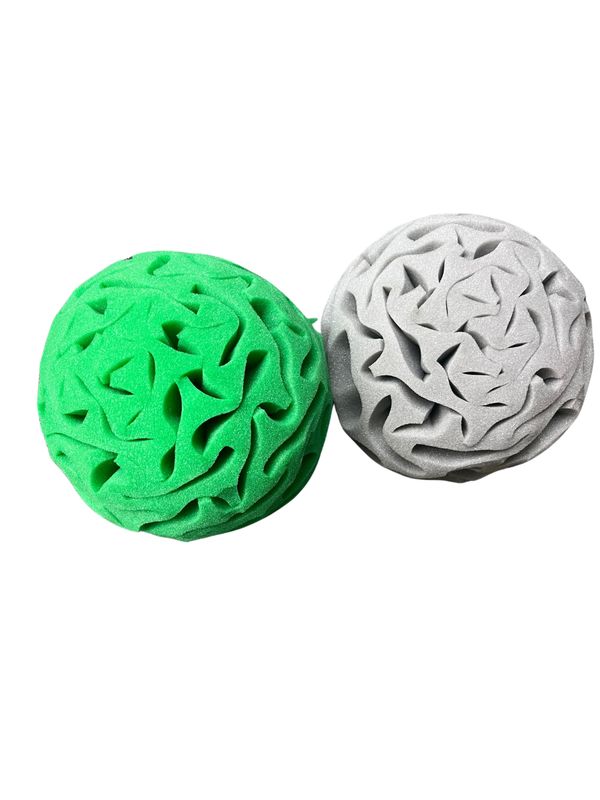 Trockene Schneebälle ® grün / silber Trockene Schneebälle ® grün / silber