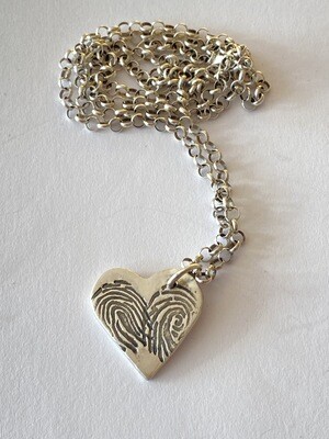 Bespoke Fingerprint Necklace (1-2 Prints)
