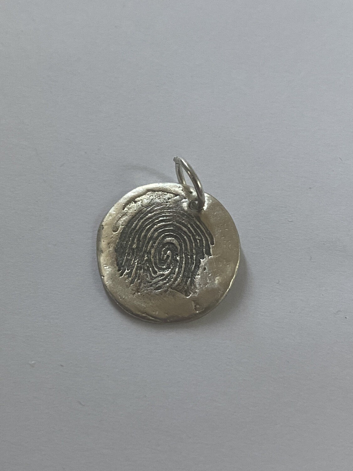 Bespoke Fingerprint Charm 1.5cm approx