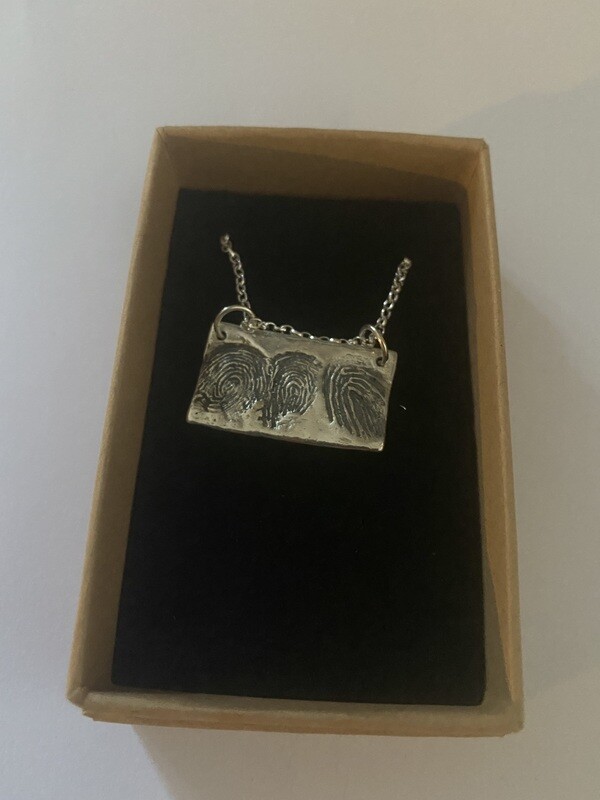 Bespoke Fingerprint Necklace (3-4 Prints)