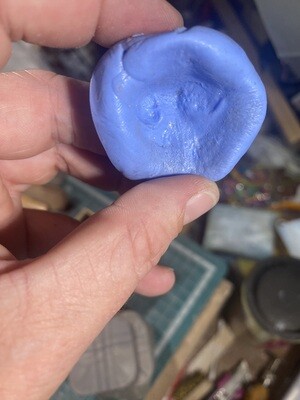 Dog Nose Print in Silver