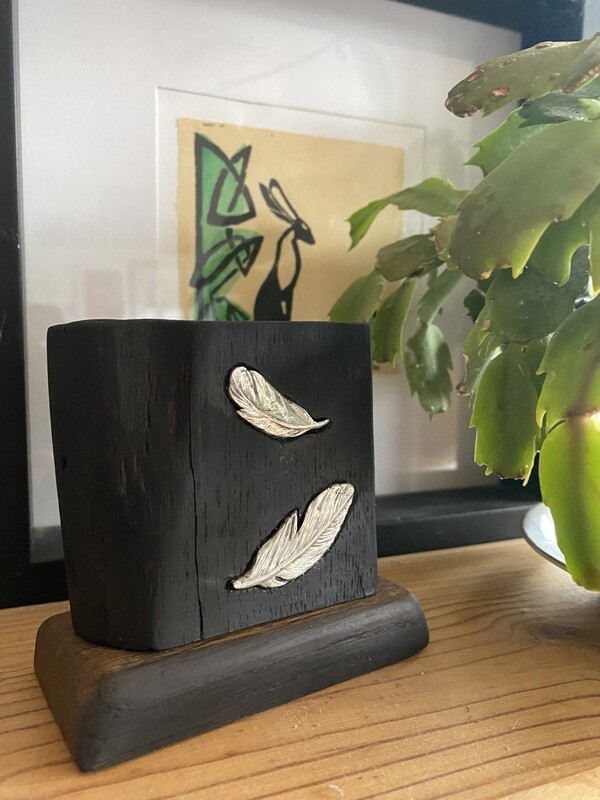 Ashes Memorial Bog Oak Ornament