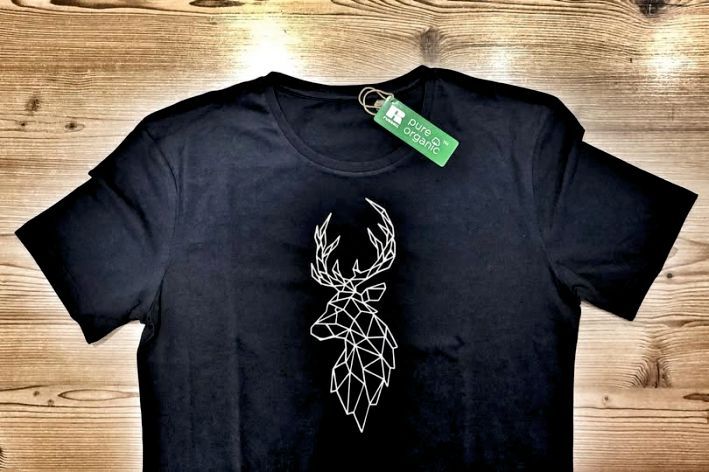 T-SHIRT CERVO A QUADRI