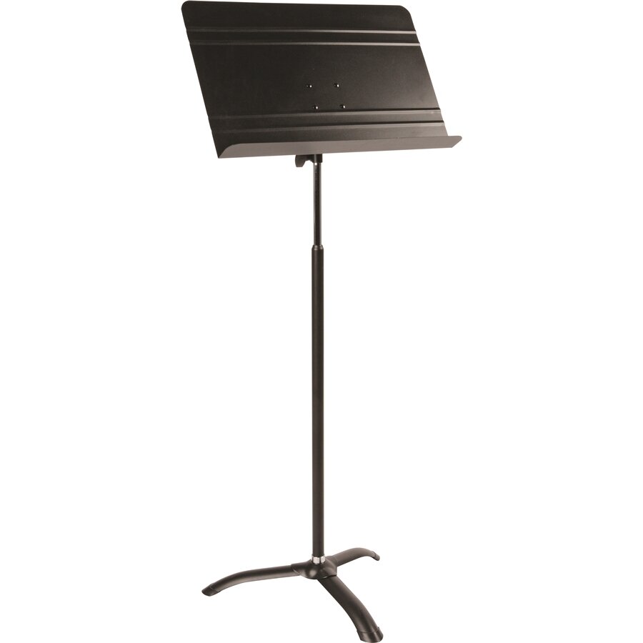 MS766 Orchestra sheet music stand with one hand height adjustability - Black