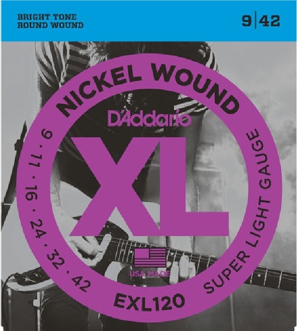 D&#39;Addario EXL120 Super Light / 009-042 (Nickel Wound)
