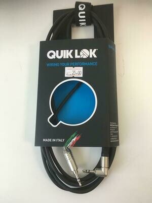 AD87-3PN Adaptor cable - Black - 3.0 meter mini-jack
