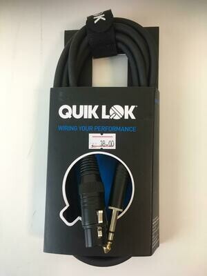 MCR614K-3BK Microphone cable Black 3.0m