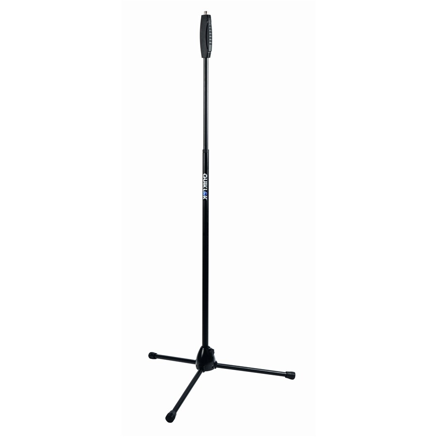 A987 BK EU One-Hand Clutch EU thread, straight, tripod microphone stand - Black