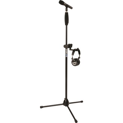 Quik Lok MS327 Clamp-on headphone metal holder - Black