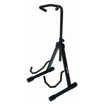 QL692 Universal guitar stand with height adjustable guitar neck rest - Black
