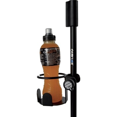 Quik Lok MS326 Clamp-on beverage metal holder for bottles, glasses, cans and cups with maximum diameter of 84 mm