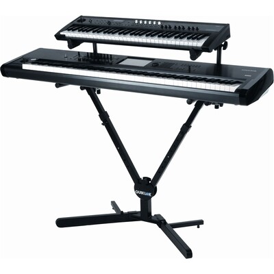 Quik Lok QLY42 Optional add-on tiers for QLY40 keyboard stand - Black