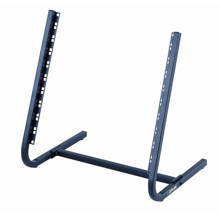 RS10 EU 10-U table top rack stand with EU thread 6mm metric hardware - Black