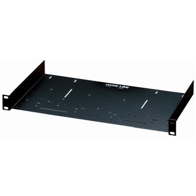 RS673 1-U universal rack shelf - Black