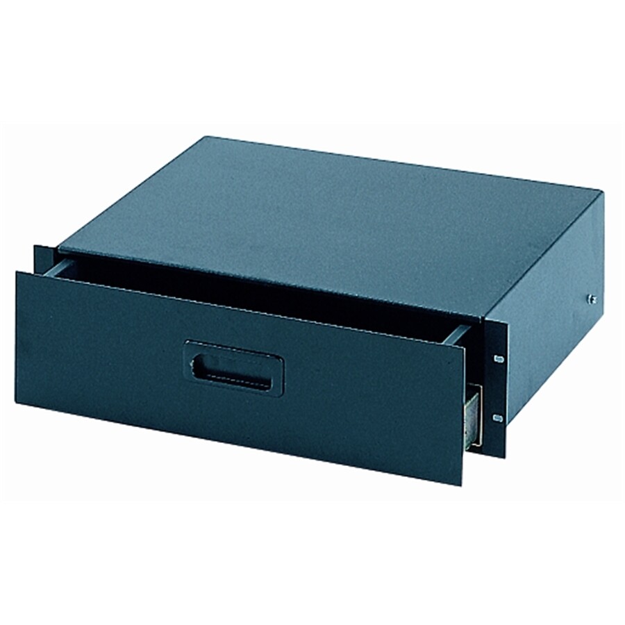 RS671 3-U rack drawer - Black