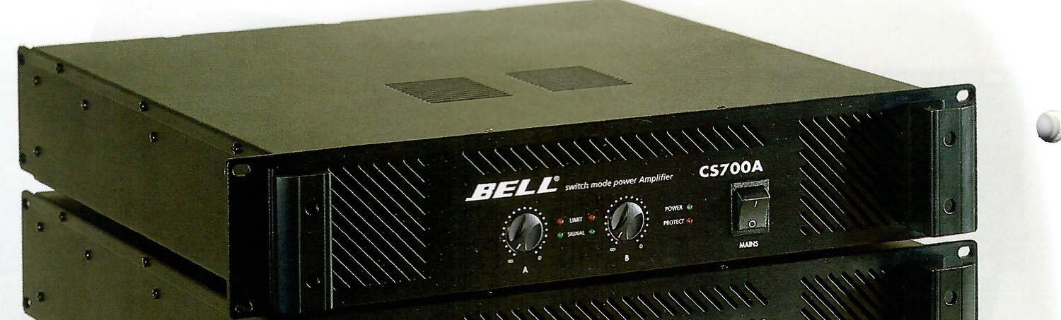 Marken-Endstufe Bell CS700, 2 x 350 Watt RMS
