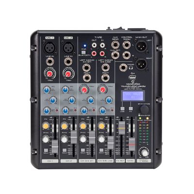 YOUMIX-202FX AUDIO MIXER mit Effekte, Audioplayer und Bluetooth, kleiner genialer Mixer mit Super-Hall