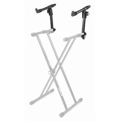Quik Lok QLX3 Fully adjustable second tier add-on for X-style keyboard stands - Black