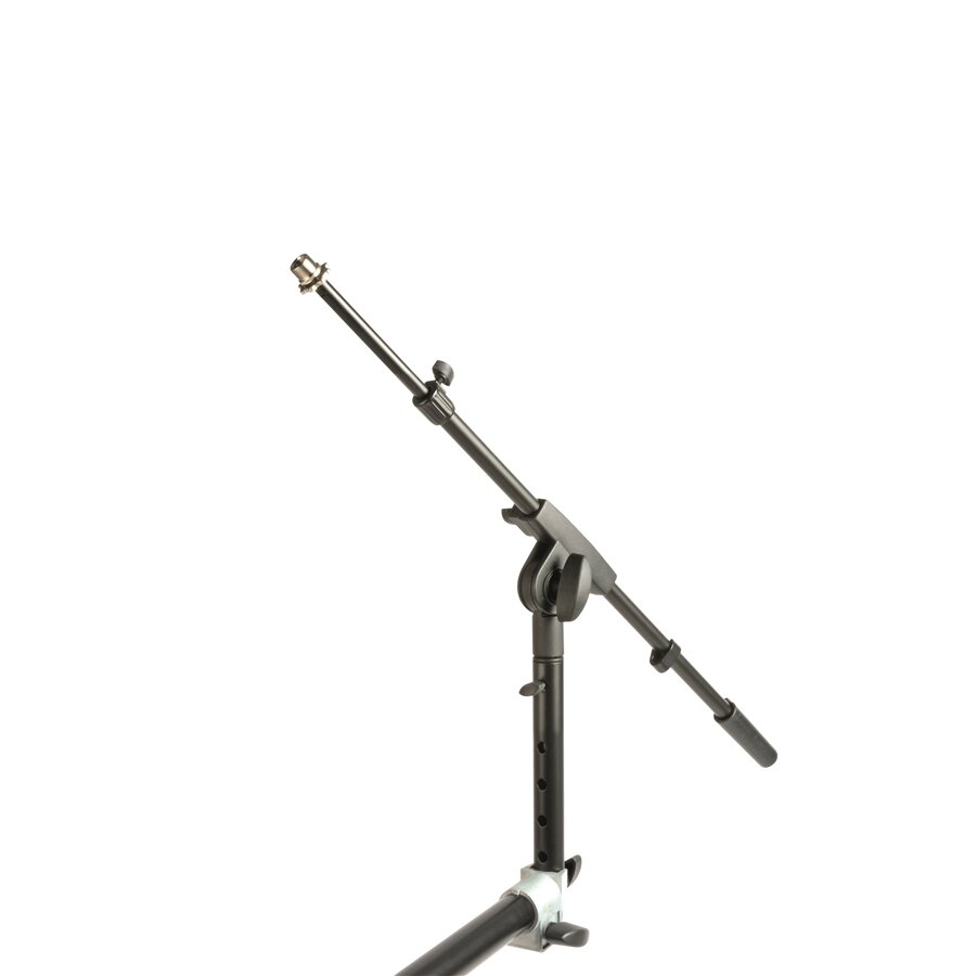 Quik Lok QLX4 EU Adjustable, EU thread telescopic mic boom for X-style keyboard stands - Black