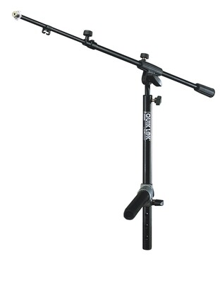 Quik Lok QLX4 EU Adjustable, EU thread telescopic mic boom for X-style keyboard stands - Black