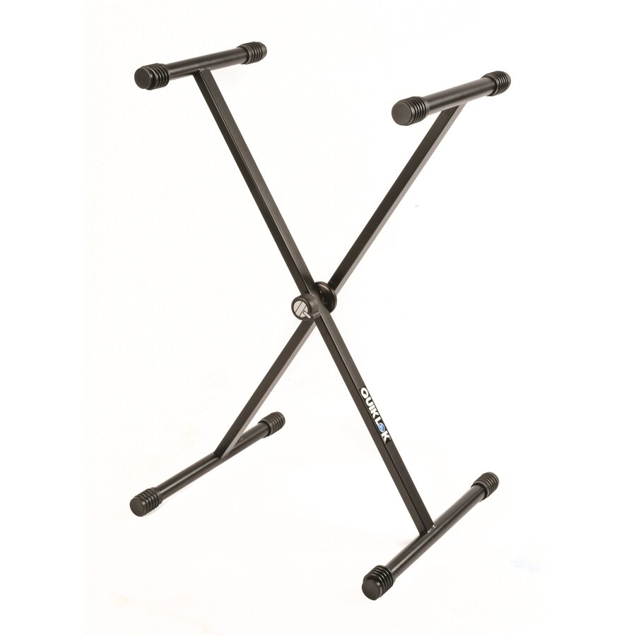 Quik Lok T10 BK T-reX single braced single tier keyboard stand - Black