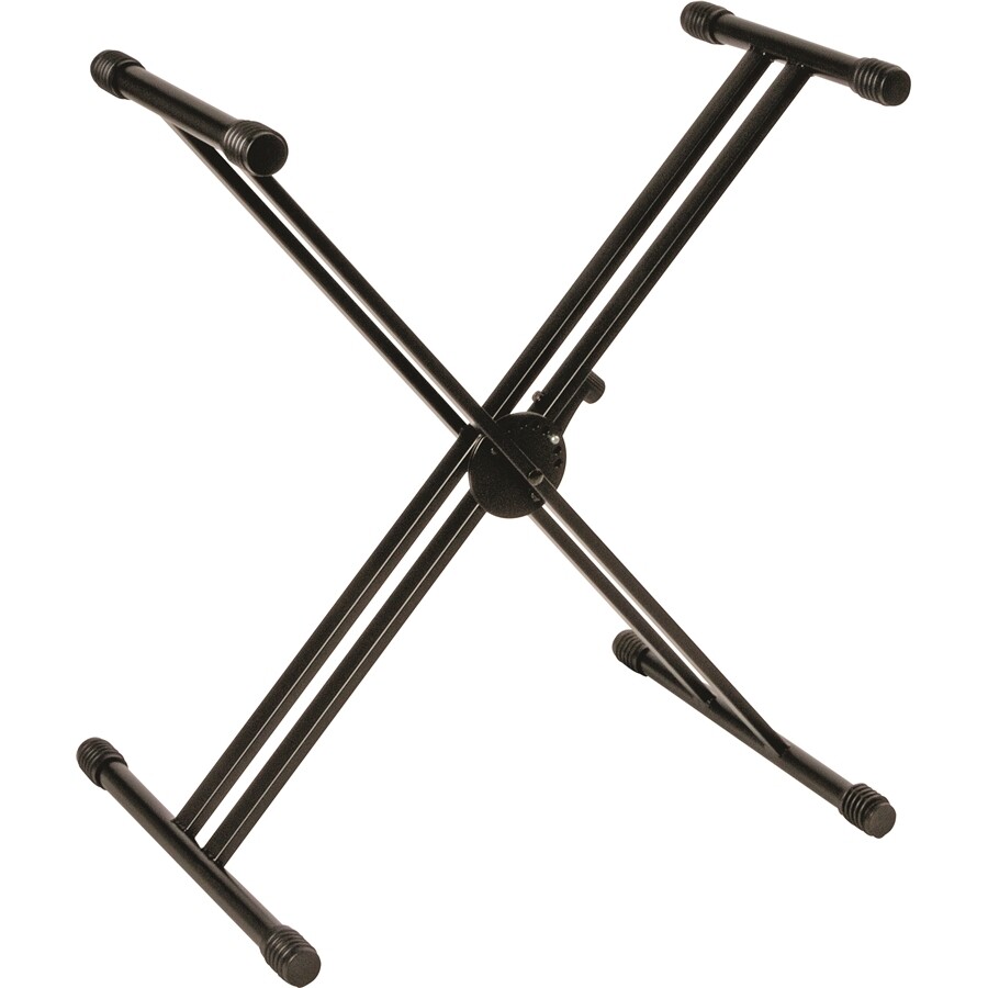 Quik Lok QL646 ProSeries double braced, single tier keyboard stand - Black